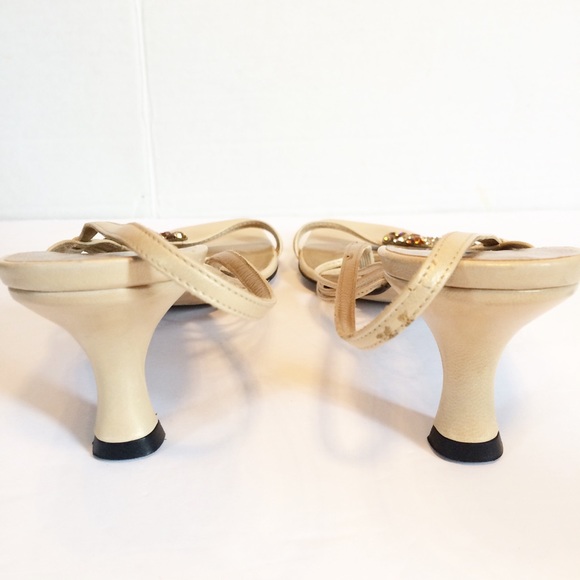 Stuart Weitzman Rhinestone Embellished Sandals - Picture 6 of 7